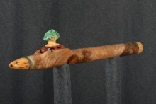 Monkeypod Burl Native American Flute, Minor, Mid G#-4, #R1L (7)